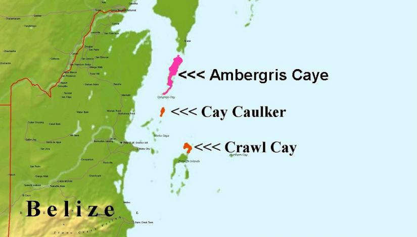 Crawl Cay Karte